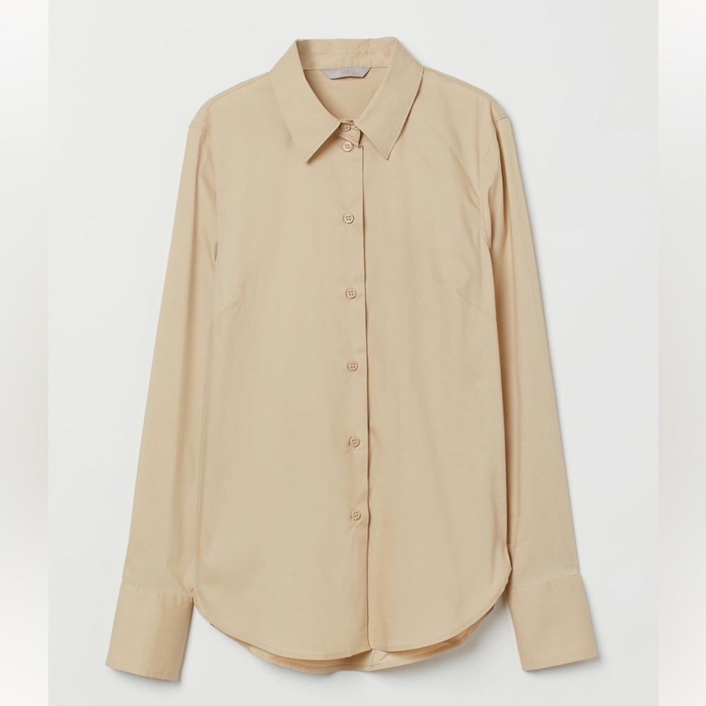 HM Cotton-blend Shirt Size M